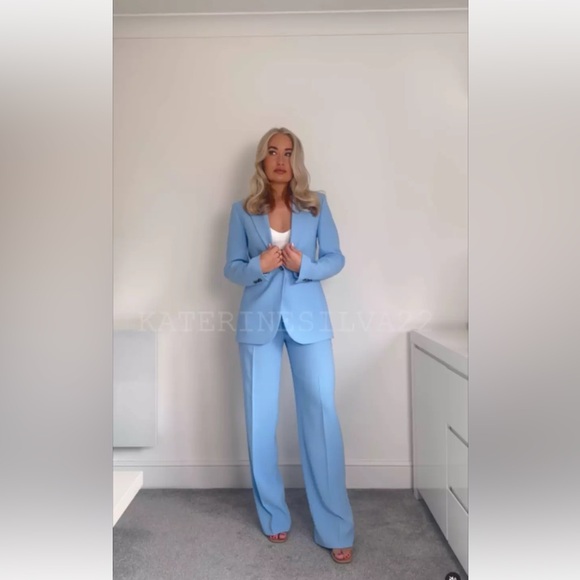 ZARA ZW COLLECTION STRAIGHT LEG PANTS - Picture 6 of 16